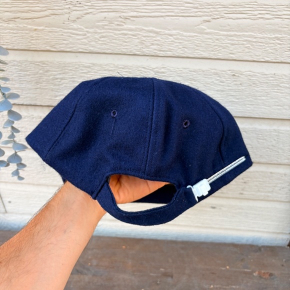 vintage MASSEY FERGUSON tractors farming wool strapback hat leafs - Picture 4 of 7